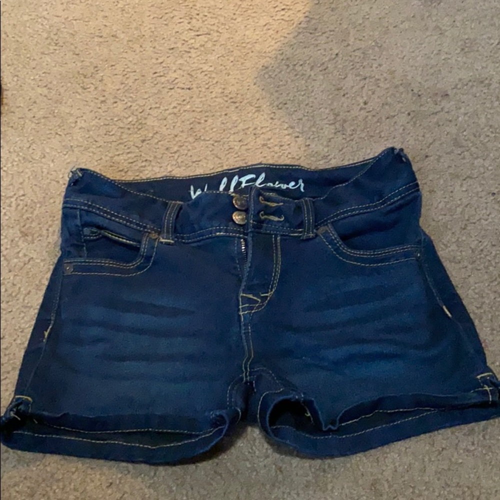 High waisted shorts